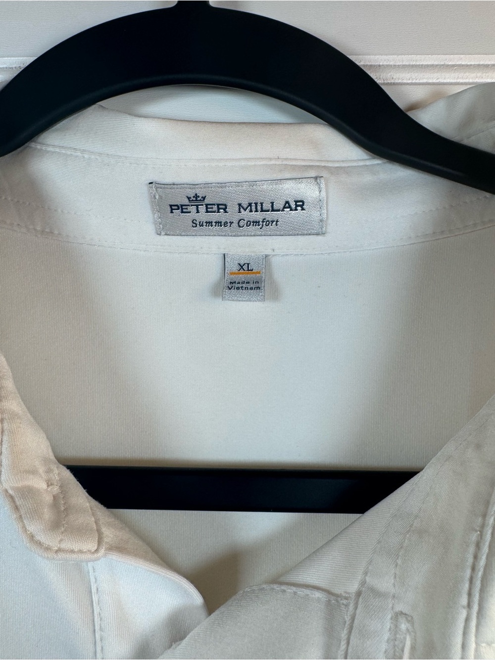 Peter Millar Summer Comfort DBU Dallas Baptist University Polo Men’s XL White - Picture 3 of 4